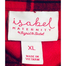 Load image into Gallery viewer, Ingrid & Isabel Flannel Maternity Shirt