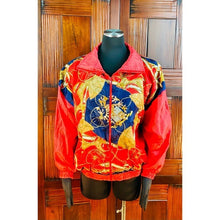Load image into Gallery viewer, Vintage Pentathlon Versace Medusa Inspired Bomber