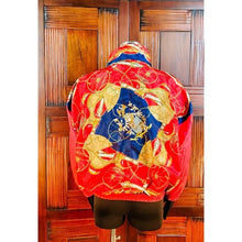 Load image into Gallery viewer, Vintage Pentathlon Versace Medusa Inspired Bomber