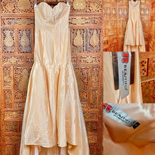 Load image into Gallery viewer, Women’s Strapless Formal Hi-Low Dress NWT