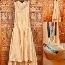 Load image into Gallery viewer, Women’s Strapless Formal Hi-Low Dress NWT