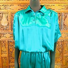 Load image into Gallery viewer, Vintage 1980’s Teddi Emerald 2-Piece Pants Set