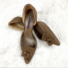 Load image into Gallery viewer, Ralph Lauren Pointed-Toe Kitten Heel Pumps