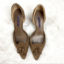 Load image into Gallery viewer, Ralph Lauren Pointed-Toe Kitten Heel Pumps