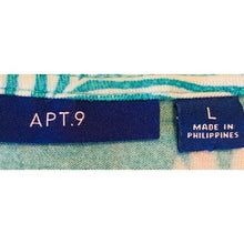 Load image into Gallery viewer, Apt.9 Turquoise sleeveless blouse