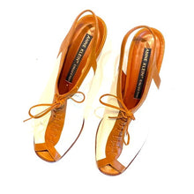 Load image into Gallery viewer, Vintage Anne Klein Collection Sling Lace Up Heels