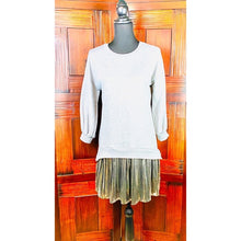 Load image into Gallery viewer, Vintage 80’s Pleated Sweatshirt Dress