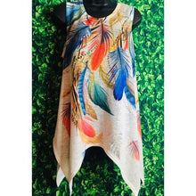 Load image into Gallery viewer, Sleeveless asymmetrical tunic