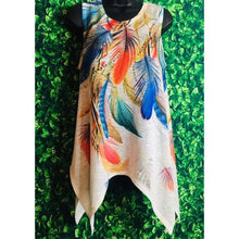 Load image into Gallery viewer, Sleeveless asymmetrical tunic