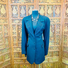 Load image into Gallery viewer, Carole Little Women’s Embroidered Stitch Blazer