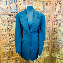 Load image into Gallery viewer, Carole Little Women’s Embroidered Stitch Blazer
