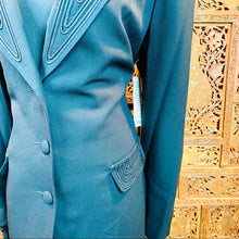 Load image into Gallery viewer, Carole Little Women’s Embroidered Stitch Blazer