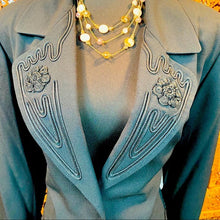 Load image into Gallery viewer, Carole Little Women’s Embroidered Stitch Blazer