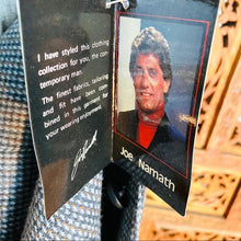 Load image into Gallery viewer, Vintage Joe Namath Signature Collection Blazer NWT