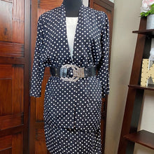 Load image into Gallery viewer, Kwai Petites Vintage 1980’s Polka Dot Dress