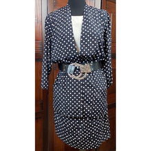 Load image into Gallery viewer, Kwai Petites Vintage 1980’s Polka Dot Dress