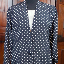 Load image into Gallery viewer, Kwai Petites Vintage 1980’s Polka Dot Dress