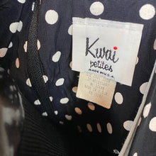 Load image into Gallery viewer, Kwai Petites Vintage 1980’s Polka Dot Dress
