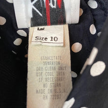 Load image into Gallery viewer, Kwai Petites Vintage 1980’s Polka Dot Dress