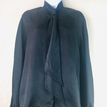 Load image into Gallery viewer, Vintage Halston III Women’s Blouse with Neck-Tie
