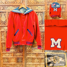Load image into Gallery viewer, Vintage Holloway Wool & Leather Varsity Jacket