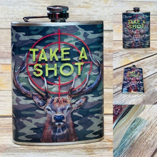 Load image into Gallery viewer, Totally Rad Take A Shot Flask NWT
