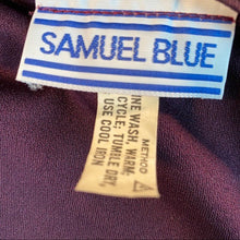 Load image into Gallery viewer, Vintage 1970’s Samuel Blue Designer Wrap Dress