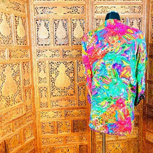 Load image into Gallery viewer, HandCrafted Colorful Women’s Contrast Blouse