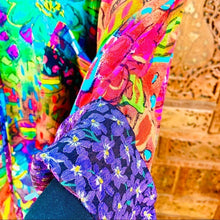 Load image into Gallery viewer, HandCrafted Colorful Women’s Contrast Blouse