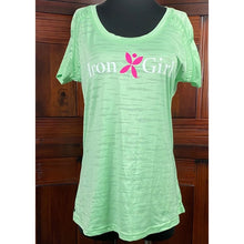 Load image into Gallery viewer, 🌺 Iron Girl Crew Neck T-Shirt Green Layer Sport’s