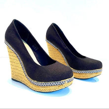 Load image into Gallery viewer, Call It Spring Women’s Canvas Wedge Heels