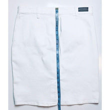 Load image into Gallery viewer, Kenneth Cole Reaction White Denim Pencil Skirt
