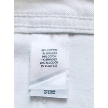 Load image into Gallery viewer, Kenneth Cole Reaction White Denim Pencil Skirt