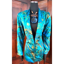 Load image into Gallery viewer, Vintage 1980’s All Seasons Miami Beach Blue Blazer