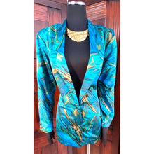 Load image into Gallery viewer, Vintage 1980’s All Seasons Miami Beach Blue Blazer