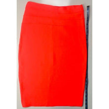 Load image into Gallery viewer, 1980’s Neon Coral Orange Fluorescent Skirt