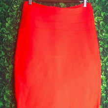 Load image into Gallery viewer, 1980’s Neon Coral Orange Fluorescent Skirt