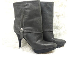 Load image into Gallery viewer, Nine West Leather Fold-Over Booties