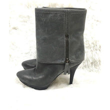 Load image into Gallery viewer, Nine West Leather Fold-Over Booties