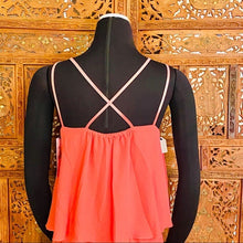Load image into Gallery viewer, Coral V-Neck Bridesmaid Dress NWT