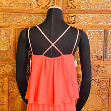 Load image into Gallery viewer, Coral V-Neck Bridesmaid Dress NWT