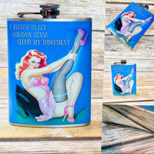 Load image into Gallery viewer, Totally Rad Cloud My Judgement Flask NWT