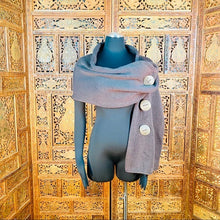 Load image into Gallery viewer, PURE HandKnit Multi-Function Scarf Wrap NWT