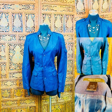 Load image into Gallery viewer, Ashley Stewart Women’s Linen Mix Blazer Top