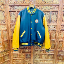 Load image into Gallery viewer, Vintage Holloway Wool & Leather Varsity Jacket