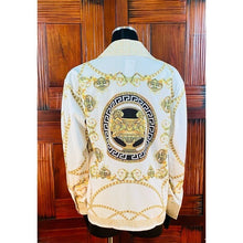 Load image into Gallery viewer, Versace Barocco Medusa Inspired Blouse