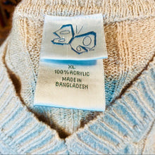 Load image into Gallery viewer, Women’s V-Neck Cable Knit Sweater