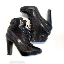 Load image into Gallery viewer, Sergio Rossi Puma High Heel Sneaker Booties