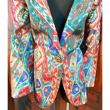 Load image into Gallery viewer, Vintage 1980’s Danielle B. Southwestern Blazer