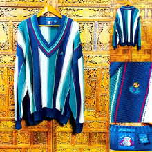 Load image into Gallery viewer, Vintage Salty Dog Men’s V-Neck Sweater